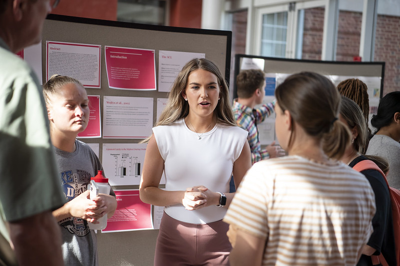 Senior Capstone Experience poster session