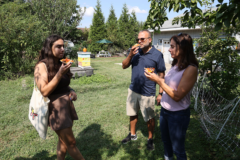 Earth Oven Pizzas at the Campus Garden