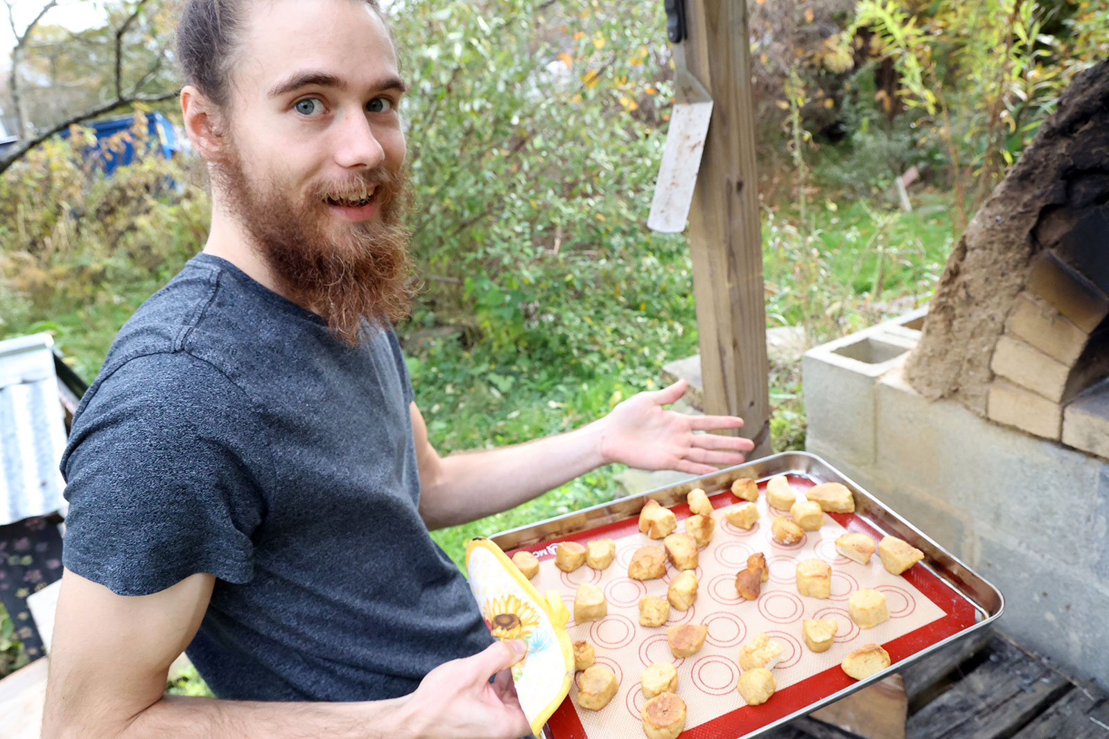 Oktoberfest celebration at the campus garden