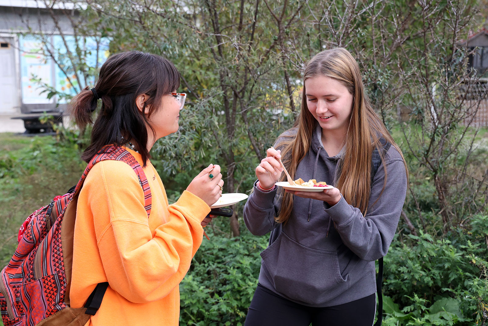 Oktoberfest celebration at the campus garden