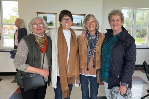 Jean Dixon Sanders '79, Maura Kelly Rogers '79, Daphne Fogg Siegal '81 and Jody Dudderar '77