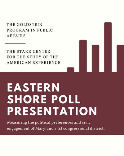 Eastern shore poll event flyer